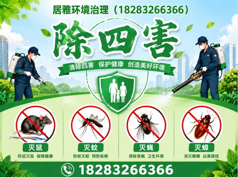 成华区病媒生物防制展示图